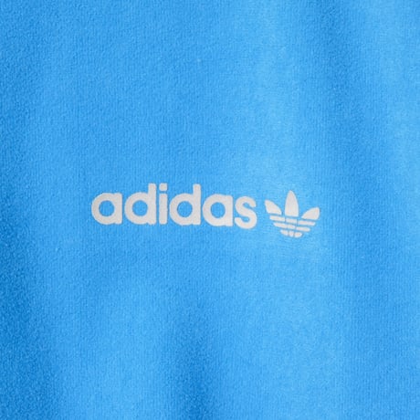 70-80s Vintage adidas Ventex Track Jacket Model Challenger Light Blue × Red (Made in France)