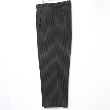 40-50s French Vintage  Dumont d'Urville Stripe Wool Trousers