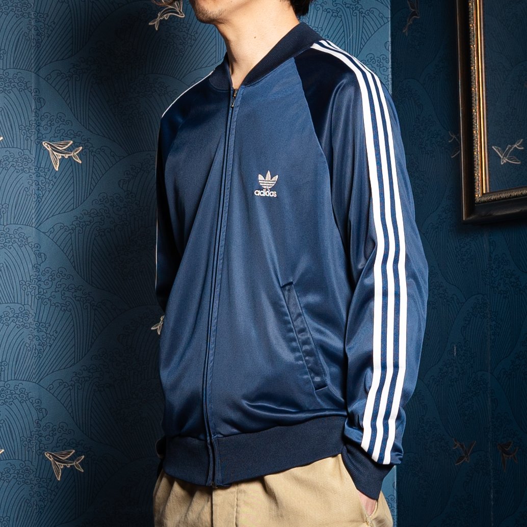 70-80s Vintage adidas KEYROLAN ATP Navy Track J 70-80s Vintage adidas KEYROLAN ATP Navy Track J
