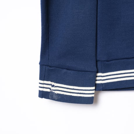 60s Vintage adidas Ventex Collarless Track Jacket Early World Mark Navy (Made in France)