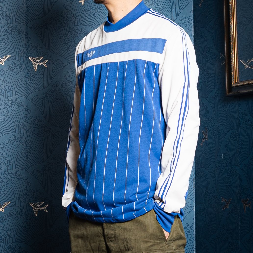 adidas - adidas（アディダス） Ventex  フランス社製  CLIMALITE 長袖ゲームシャツ【C1919-007】 70-80s Vintage adidas Ventex Game Shirt Yellow
