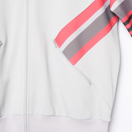 70-80s Vintage adidas Track Jacket Gray × Red (Made in France)