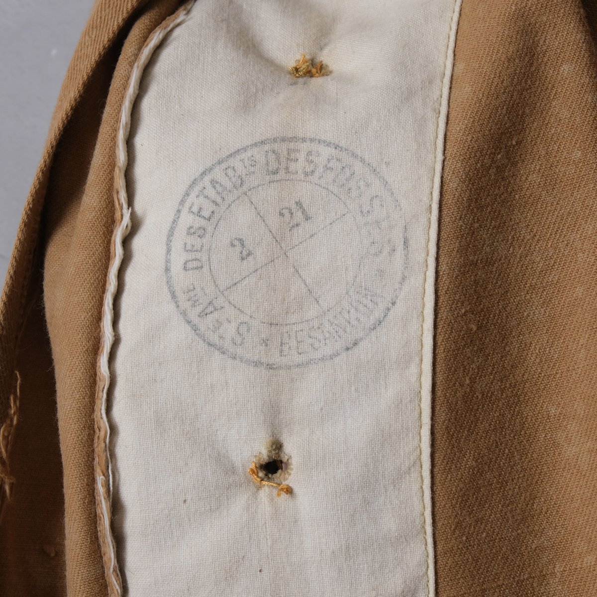 20s French Army Colonial jacket | Ugla パンと古着と本