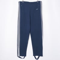70s Vintage adidas Ventex Track Trousers Navy (Made in France)