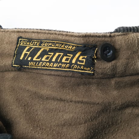 40-50s  H.Canals Corduroy Trousers
