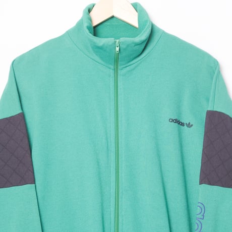 80s Vintage adidas Ventex Sweat Jacket Green  (Made in France)