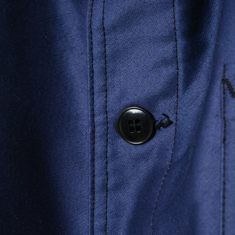 40-50s  Blue Moleskin Jacket Dead Stock