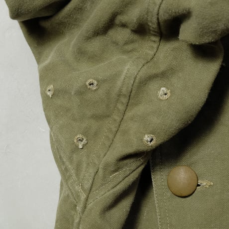 French Army M38 Motorcycle Coat +Liner Size2  Bamboo Button