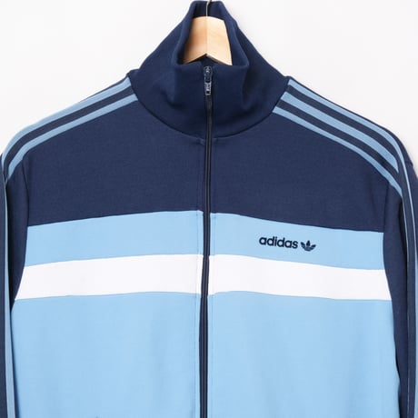 70-80s Vintage adidas Ventex Track Jacket Navy× Right Blue