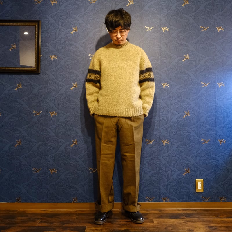 40S～ french wool slacks pants フランス ウール 40's フレンチウールパンツ - Fresh Service NECESSARY or