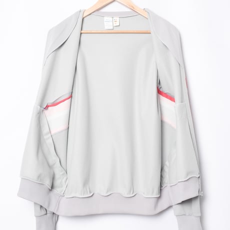 70-80s Vintage adidas Track Jacket Gray × Red (Made in France)
