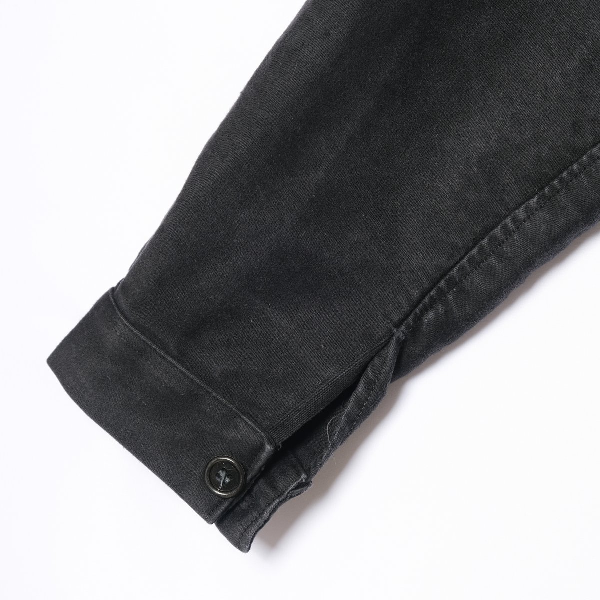 40s France Vintage Black Moleskin Work Jacket 4 40s France Vintage Black Moleskin Work Jacket 4