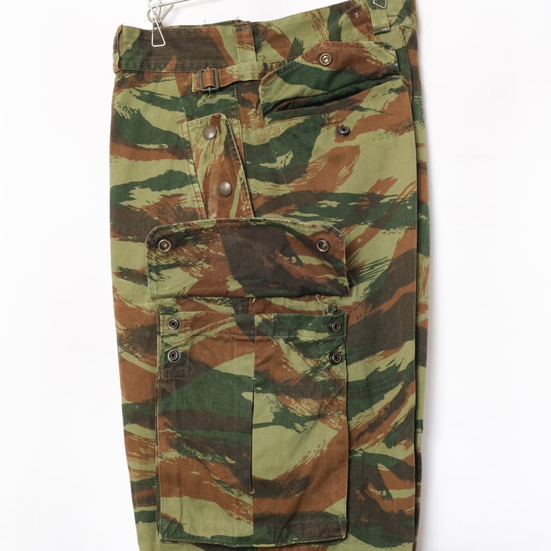 フランス軍パラシュート部隊リザードカモパンツ50s~60sじる フランス軍パラシュート部隊リザードカモパンツ50s~60sじる