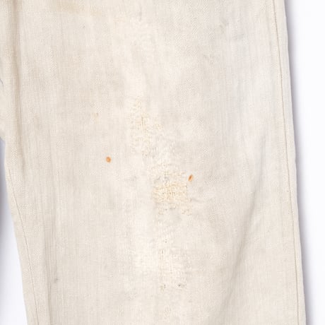 -30s French Army Linen HBT Bourgeron Trousers 2