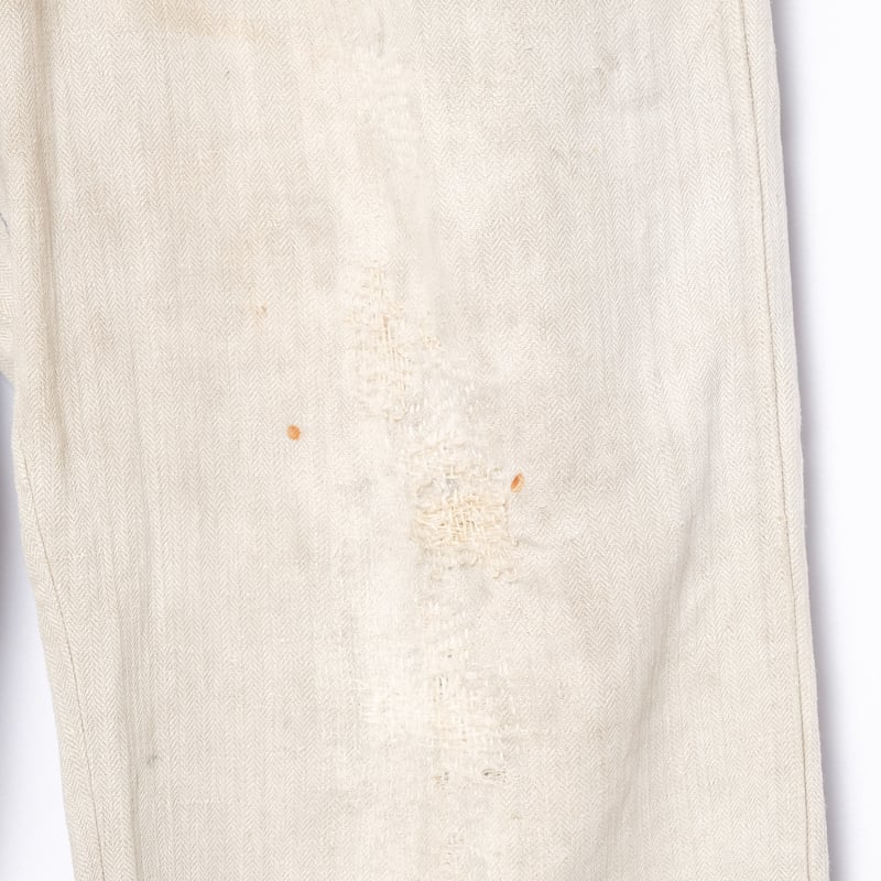 30s French Army Linen HBT Bourgeron Trousers 2