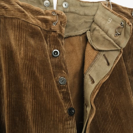 40-50s  Le Mont St Michel Corduroy Trousers
