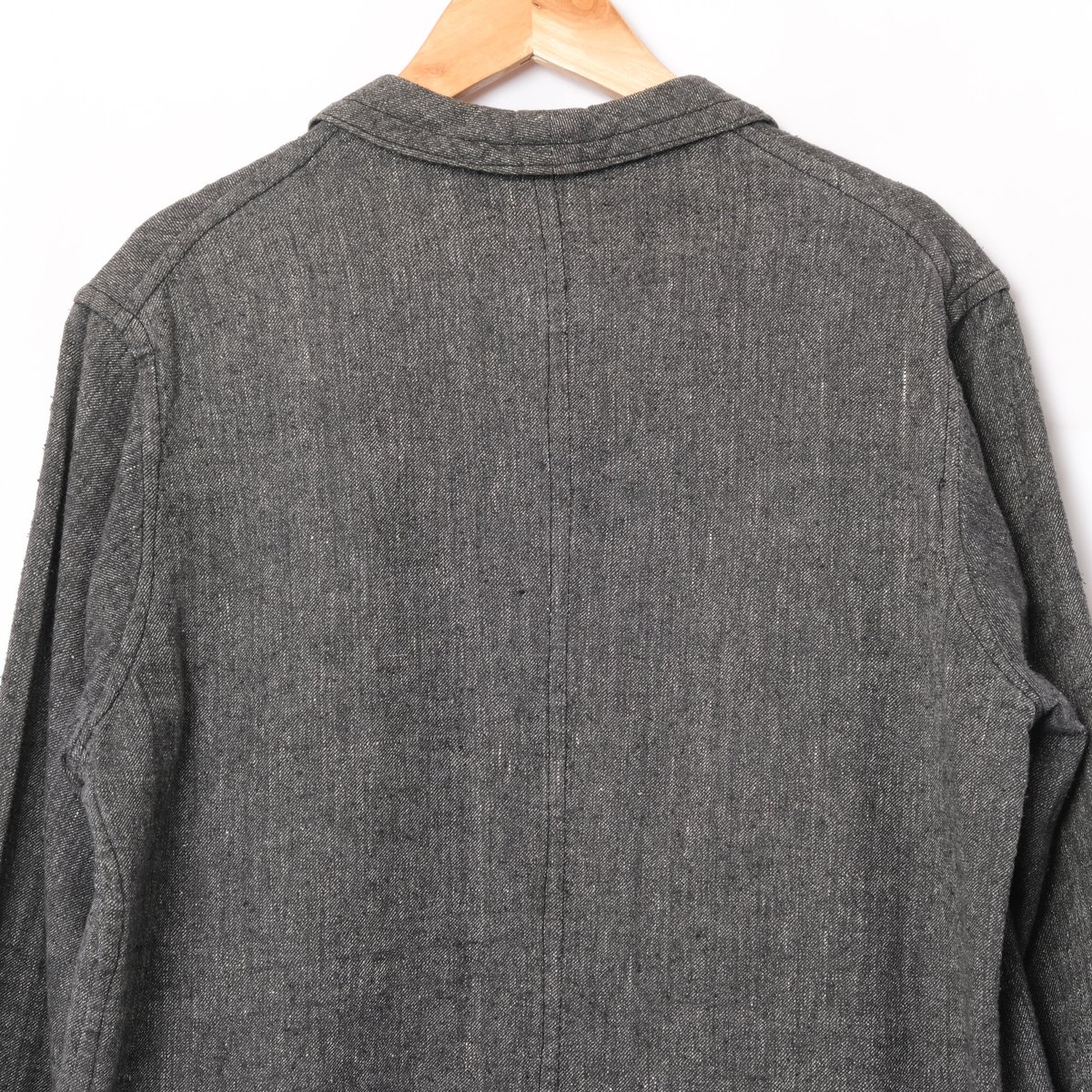 30s-50s ブラックシャンブレー　テーラードジャケット 30-50s ブラックシャンブレー ジャケット - メルカリ