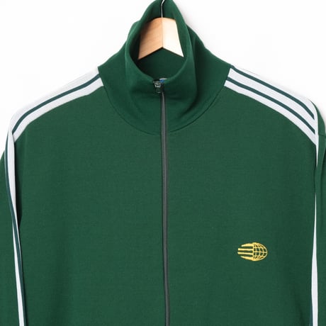 60s Vintage adidas Ventex Track Jacket & Trousers Late World Mark Green (Made in France)