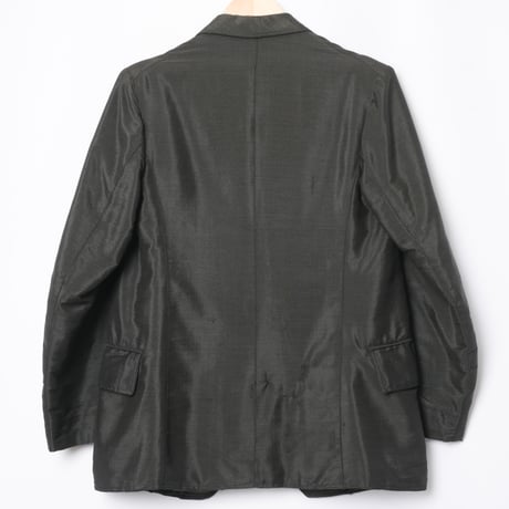 -30s France Antique Silk Wool Sack Coat