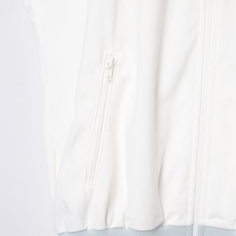 80s Vintage adidas ATP Track Jacket  White × Light Gray × Custard (Made in West Germany)