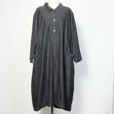 1940-50s Black Light Moleskin Dress