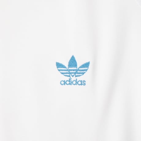 70-80s Vintage adidas Ventex ATP Track Jacket White × Light Blue (Made in France)
