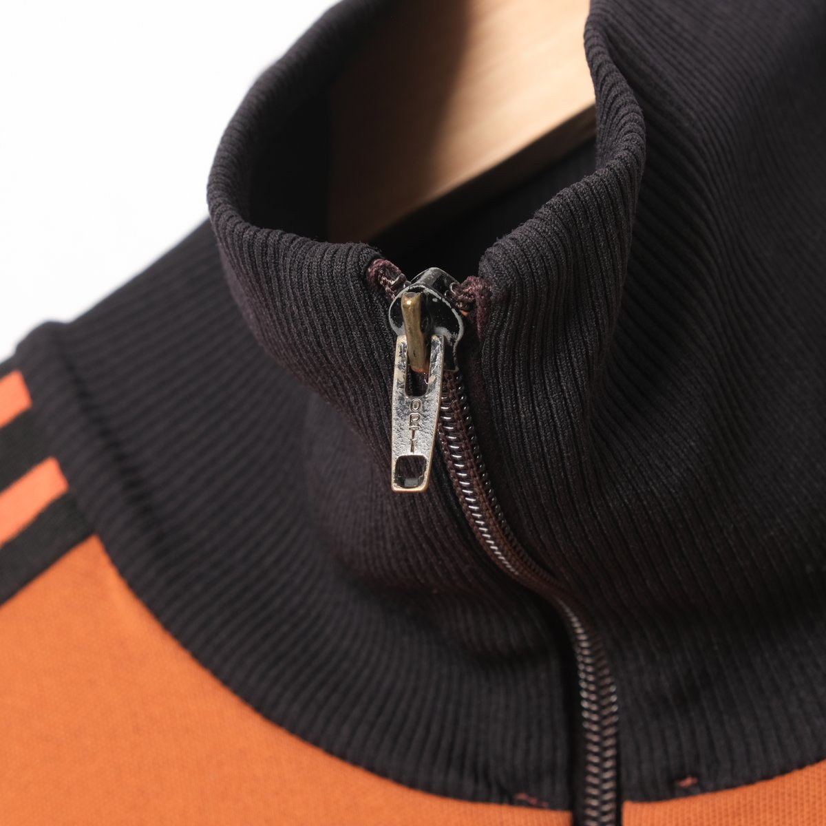 70s Vintage adidas Track Jacket Orange × Black