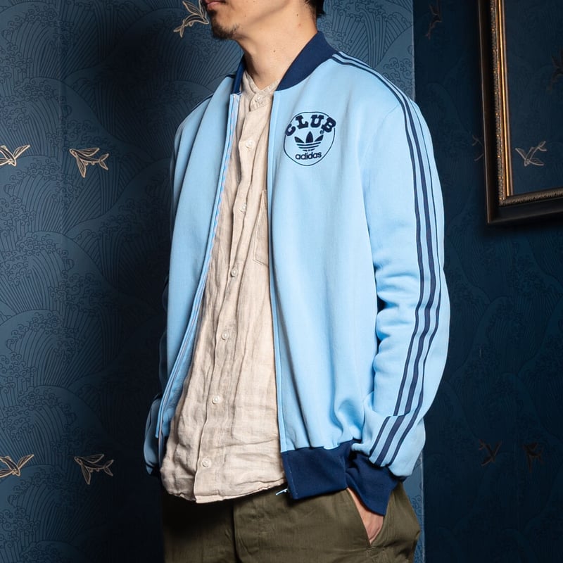 70s-80s Vintage Ventex CLUB adidas Collarless T