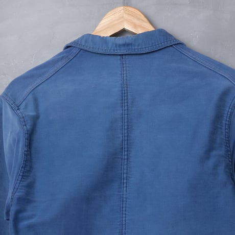 40-50s Le François Blue Moleskin Jacket 2