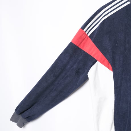 70-80s Vintage adidas Ventex Track Jacket Model Challenger Navy × White × Red (Made in France) 198