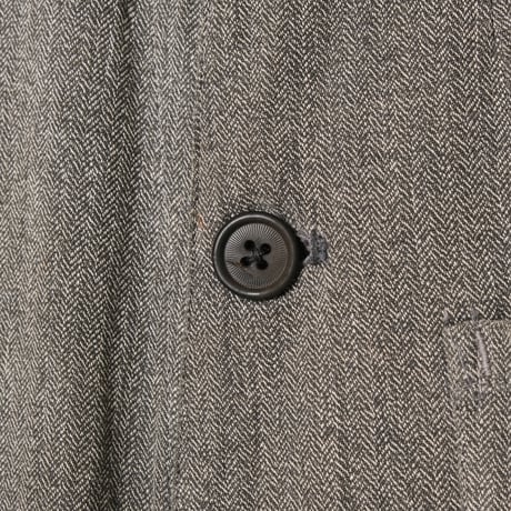 30-40s French Vintage  HBT Black Chambray Atelier Coat