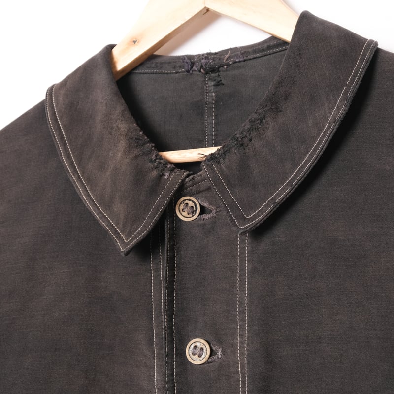 30-40s Le Mont St Michel Black Moleskin Jacket 30-40s Le Mont St Michel Black Moleskin Jacket