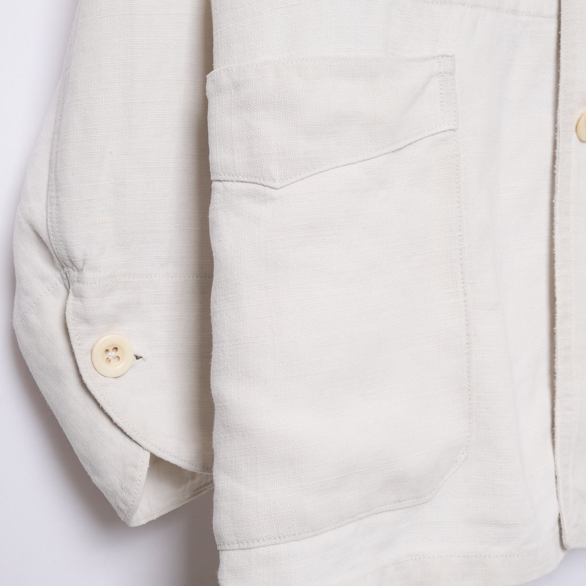 30s -40s French Vintage Linen Double Breasted 30s -40s French Vintage Linen Double Breasted