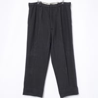 60s France Vintage Gray Wool Trousers