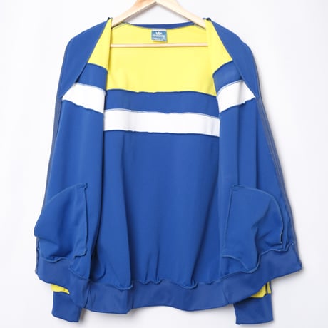70−80s Vintage adidas Ventex Track Jacket Yellow × Blue