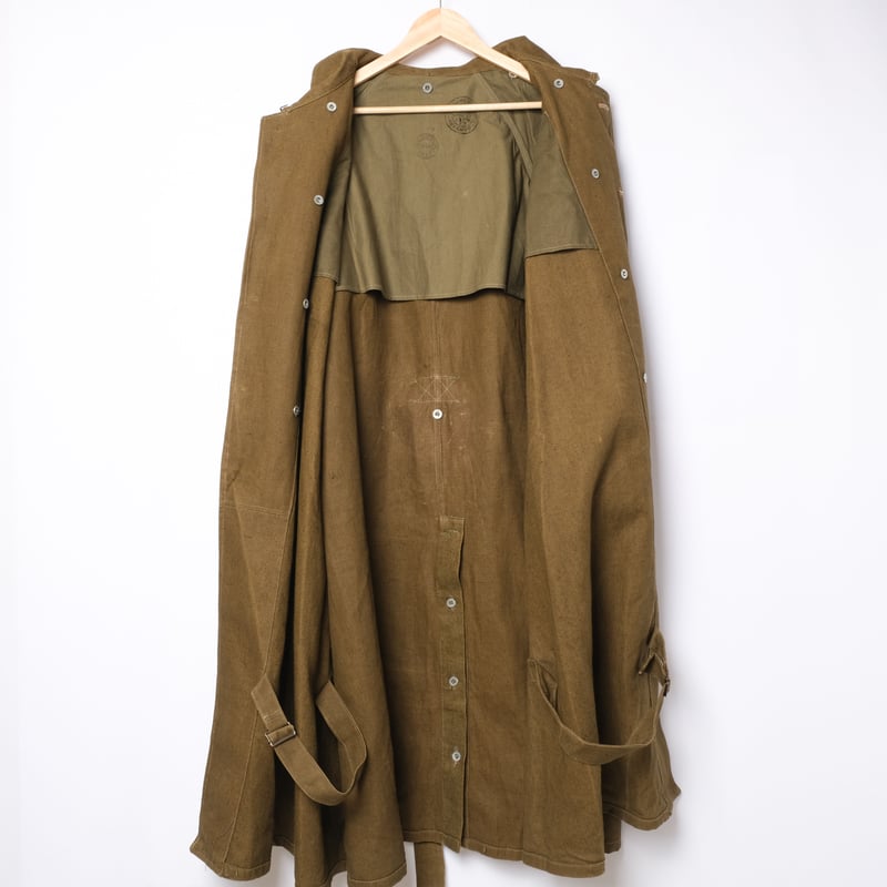 French Army M35 Motorcycle Coat Linen Dead Stoc