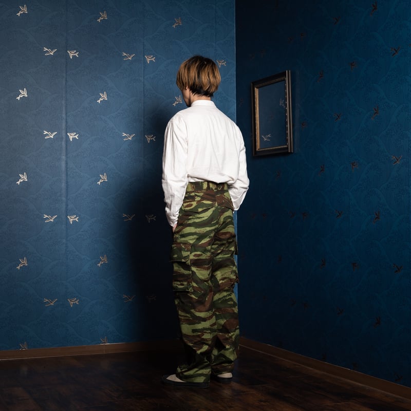 フランス軍 リザードカモパンツ Ｍ47 Ｍ52 13 フランス軍 リザードカモパンツ M47 M52 13 フランス軍 リザードカモ