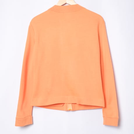 70s Vintage adidas Knit Jacket Salmon Pink (Made in France)