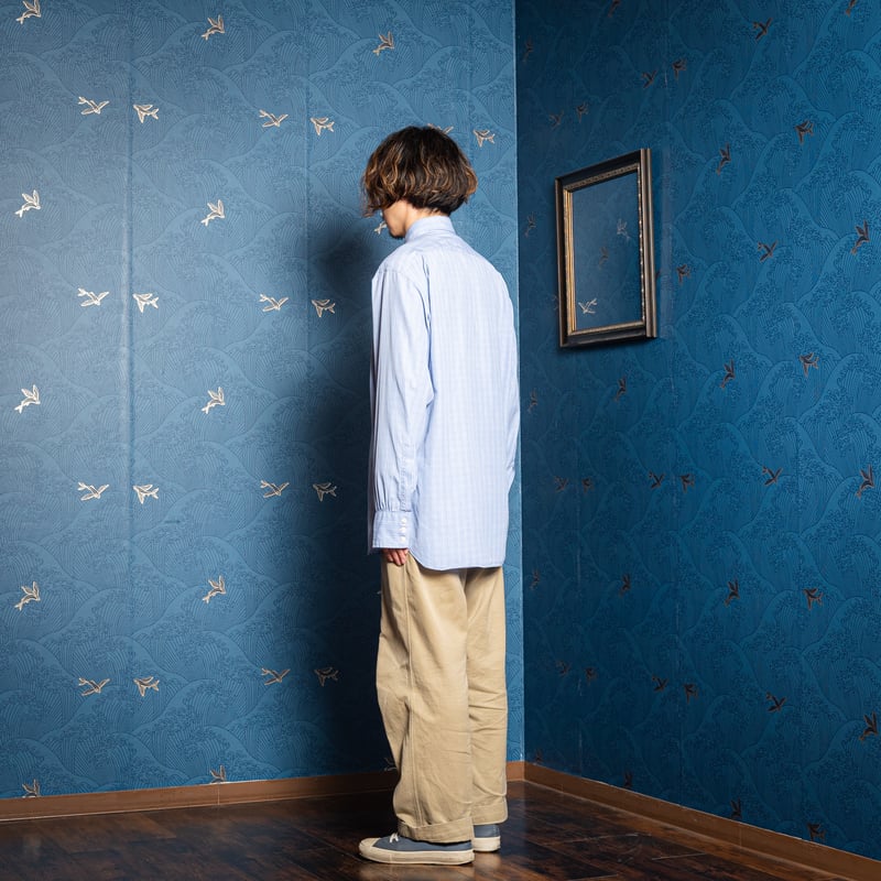 90s Turnbull&Asser Sea Island Cotton Checked sh