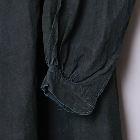 1900s Antique Indigo linen  Biaude