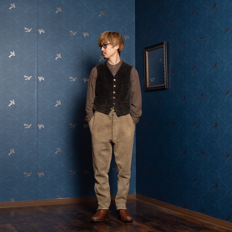 パンツ 1940s FRENCH VINTAGE PIQUE JODHPURS 30-40s France Vintage Cotton Pique Jodhpurs Tr