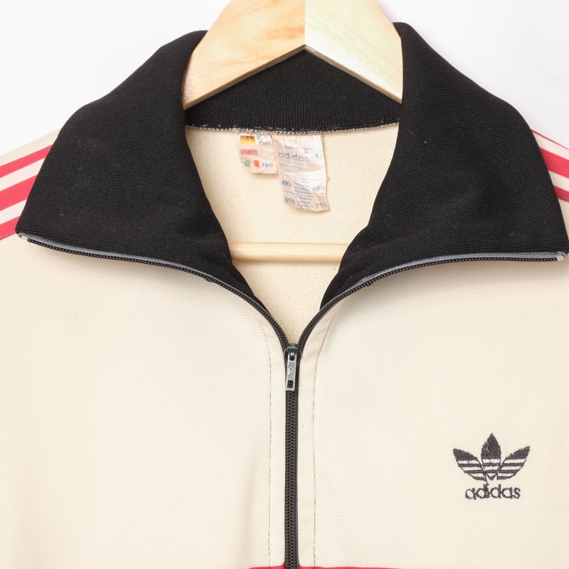 70-80s Vintage adidas Ventex Track Jacket Ivory 70-80s Vintage adidas Ventex Track Jacket Ivory