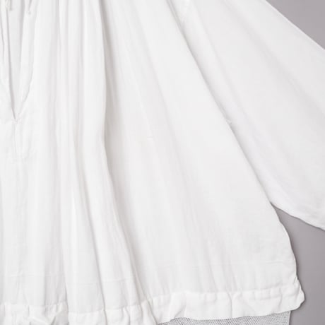 Early 1900s France  Antique Cotton Church Smock