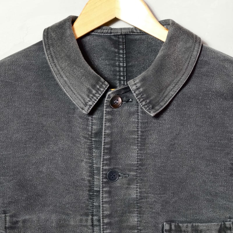40-50s Dumont d'urbille Black Moleskin Jacket | 40-50s Dumont d'urbille Black Moleskin Jacket |