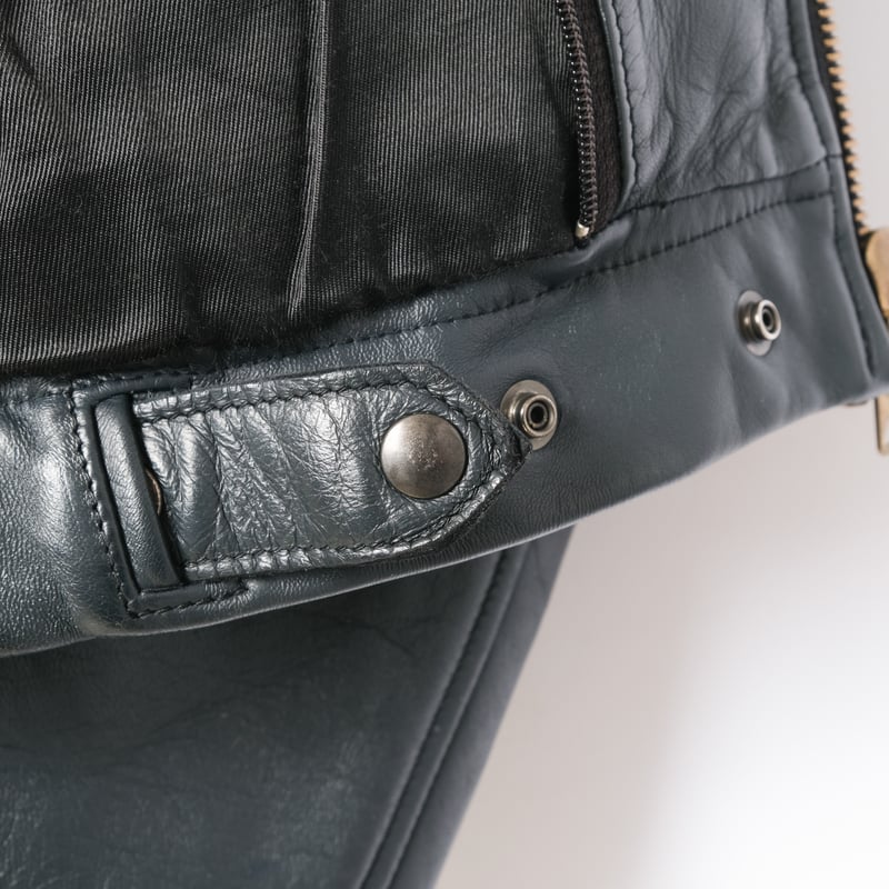 French Army Pilot Leather Jacket (Navy) Size 96