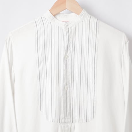 40-50s France Vintage ConChon Quinette NATTÉ Cotton Dress Shirt