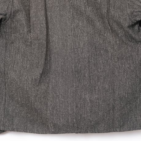 40-50s France Vintage Black Chambray Tailored Jacket Dead Stock Size 50