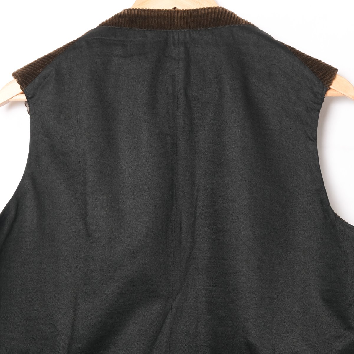 30-40s France Vintage Corduroy Hunting Gilet |