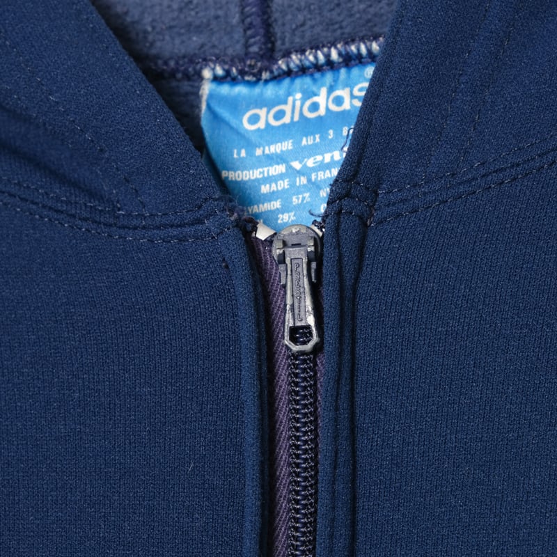 70s Vintage adidas Ventex Hoodie Navy (Made in