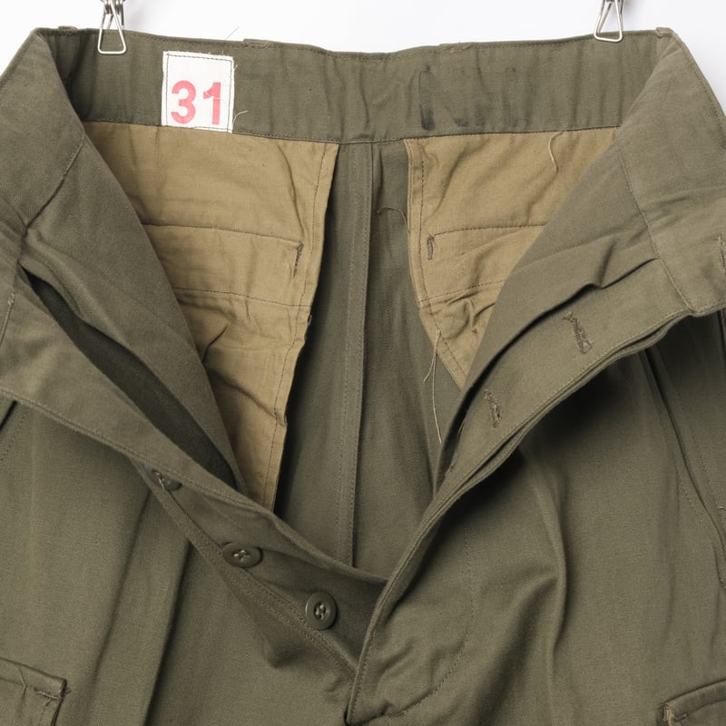 French Army M47 Trousers Late Size 31 Dead Stoc